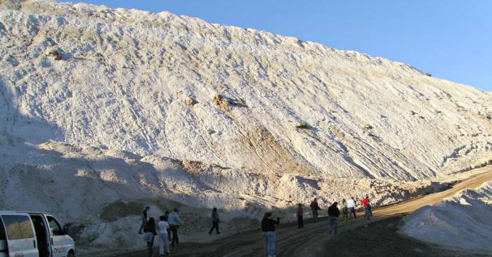 Diatomite mine in Northern California