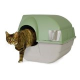 Omega self-cleaning litter box