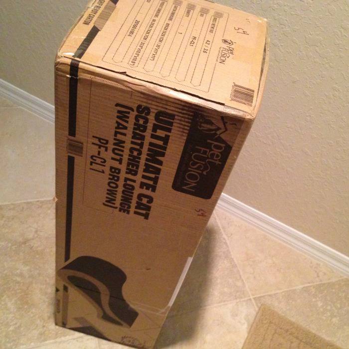 The PetFusion Ultimate Cat Scratcher Lounge Box