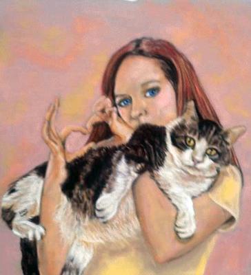 This could be your portrait with your cat!