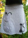 Painted Cat Skirt