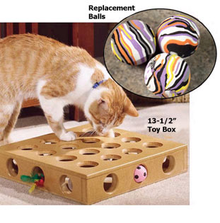 Peek a Prize cat toy box